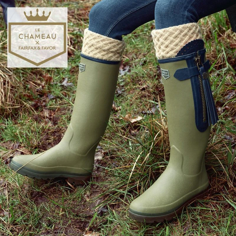 Bottes L'Alliance Fairfax & Favor X Le Chameau 8 Bottes L'Alliance Fairfax & Favor X Le Chameau – Image 6